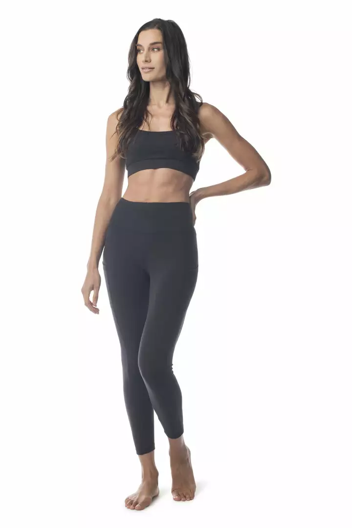 Synergy Organic Clothing Sale Go To Yoga Bra - Black 4 Synergy Organic Clothing Sale Go To Yoga Bra - Black