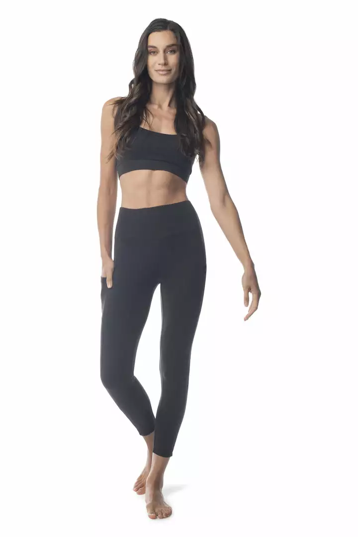 Synergy Organic Clothing Sale Go To Yoga Bra - Black 3 Synergy Organic Clothing Sale Go To Yoga Bra - Black