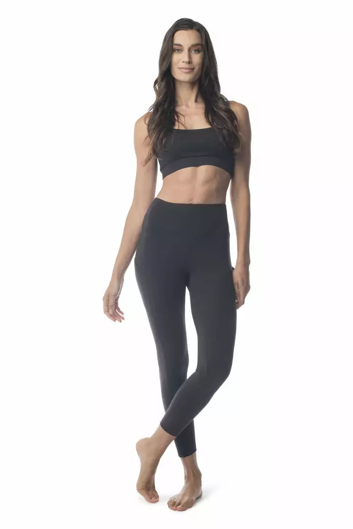 Synergy Organic Clothing Sale Go To Yoga Bra - Black 5 Synergy Organic Clothing Sale Go To Yoga Bra - Black