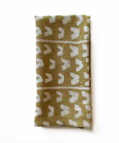 Ichcha Golden Bird Napkin Set Kitchen + Dining