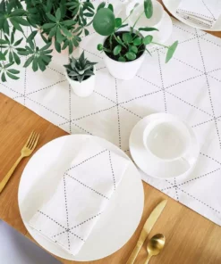 Anchal Kitchen + Dining Graph Napkin Set