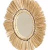Casa Amarosa Grass Fringe Wall Mirror