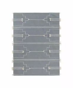 Kiliim Gray Drift Wool Runner / Rug