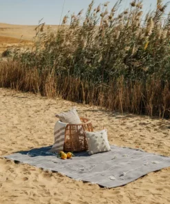 Kiliim Gray Drift Wool Runner / Rug