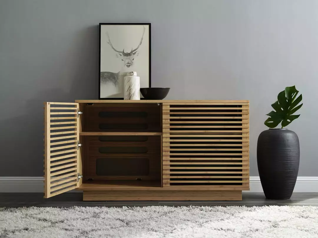 Greenington Furniture 48" Rowan Media Center - Caramelized 3 Greenington Furniture 48" Rowan Media Center - Caramelized