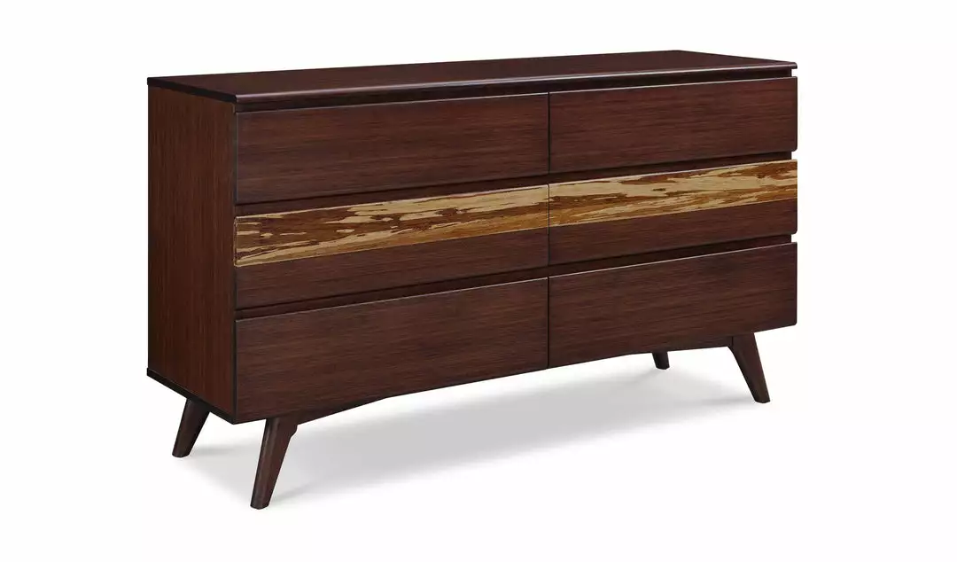 Greenington Furniture Azara Six Drawer Dresser - Sable 3 Greenington Furniture Azara Six Drawer Dresser - Sable
