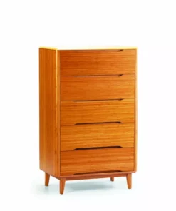 Greenington Currant Five Drawer Chest - Caramelized Furniture