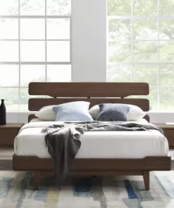 Greenington Currant Platform Bed - Oiled Walnut Furniture