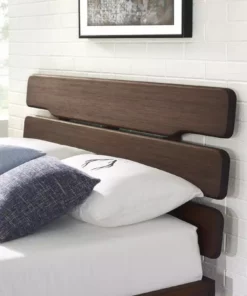 Greenington Currant Platform Bed - Oiled Walnut Furniture
