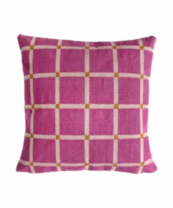 Leah Singh New Arrivals Grid Reversible Throw Pillow Cover