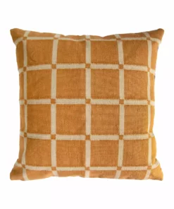 Leah Singh New Arrivals Grid Reversible Throw Pillow Cover