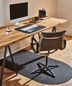 Slash Objects Half Capsule Recycled Rubber Floor Mat Home Goods