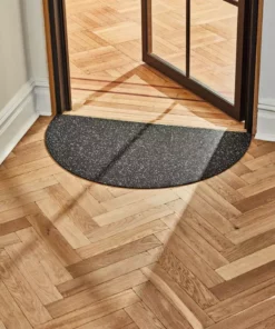 Slash Objects Best Sellers Half Circle Recycled Rubber Floor Mat