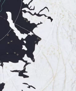 Haptic Lab Arctic Map Throw Quilt Home Goods 6 Haptic Lab Arctic Map Throw Quilt Home Goods