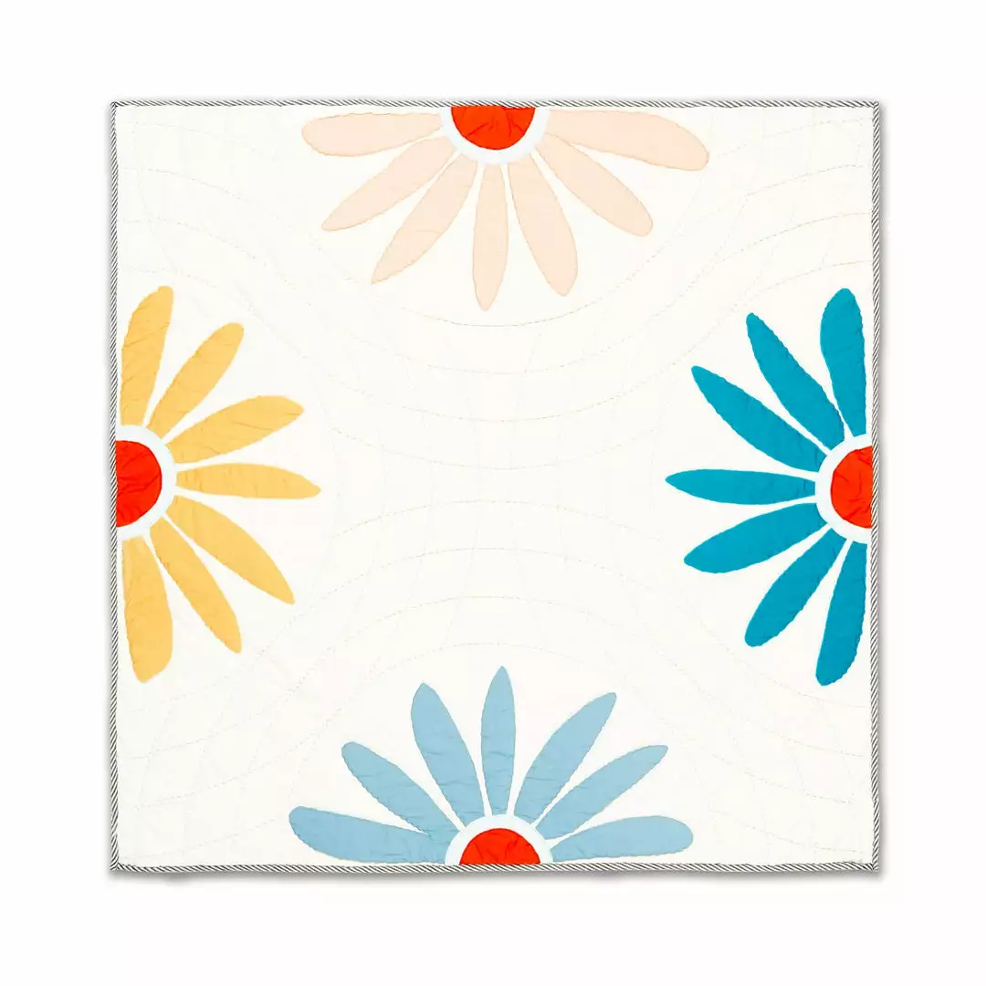 Haptic Lab Flower Baby Quilt 1 Haptic Lab Flower Baby Quilt