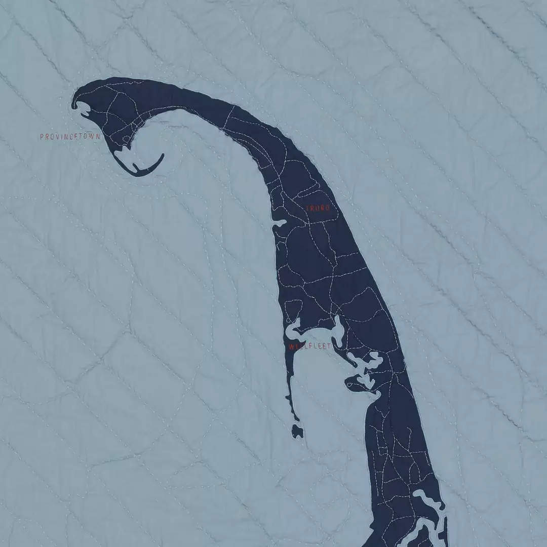 Haptic Lab Cape Cod Map Throw Quilt 4 Haptic Lab Cape Cod Map Throw Quilt