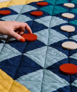 Haptic Lab Quilted Checkers Set