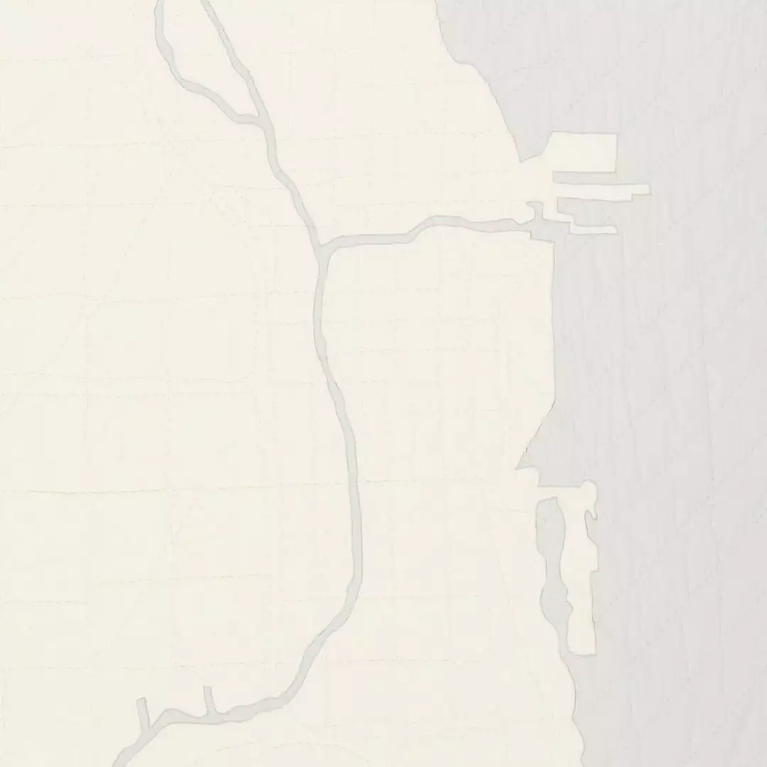 Haptic Lab Home Goods Chicago Map Throw Quilt 7 Haptic Lab Home Goods Chicago Map Throw Quilt