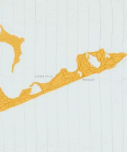 Haptic Lab Hamptons Map Throw Quilt