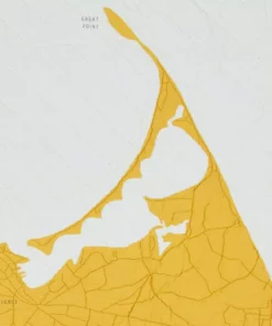 Haptic Lab Nantucket Map Throw Quilt