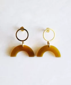 Hathorway Hanh Tinh Icon Horn Post Earrings