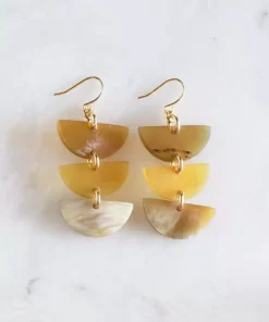 Hathorway Best Sellers Hanoi Crescent Horn Earrings