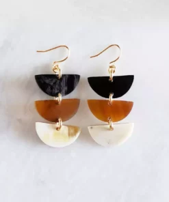 Hathorway Best Sellers Hanoi Crescent Horn Earrings