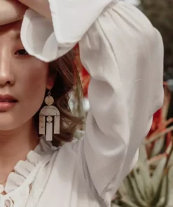 Hathorway Hoang Hau Horn Earrings Jewelry