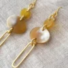 Hathorway Kinh Thanh Horn Drop Earrings - Honey Jewelry