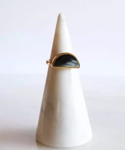 Hathorway Mat Trang Horn Crescent Ring Jewelry