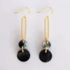 Hathorway Sa Dec Drop Horn Dangle Earrings