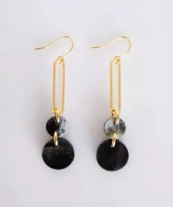Hathorway Sa Dec Drop Horn Dangle Earrings