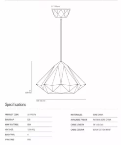 Ameico Hatton 2 Pendant Light Lighting