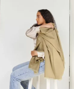 Studio Variously Home Goods Haze Merino Throw Blanket