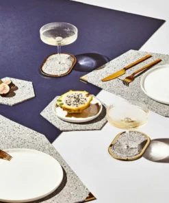 Slash Objects Hex Recycled Rubber Trivet Set - Gris Kitchen + Dining 15 Slash Objects Hex Recycled Rubber Trivet Set - Gris Kitchen + Dining