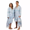 Hilana: Upcycled Cotton Home Goods Antalya Unisex Turkish Bathrobe - Beige