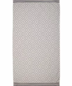 Hilana: Upcycled Cotton Home Goods Merida Upcycled Turkish Towel / Blanket - Gray