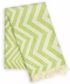 Hilana: Upcycled Cotton Mersin Upcycled Chevron Turkish Towel / Blanket - Green Home Goods 10 Hilana: Upcycled Cotton Mersin Upcycled Chevron Turkish Towel / Blanket - Green Home Goods