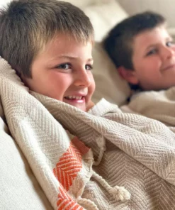 Hilana: Upcycled Cotton Pipa Upcycled Throw Blanket 15 Hilana: Upcycled Cotton Pipa Upcycled Throw Blanket