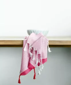 Home & Loft Tribeca Turkish Hand Towel - Pink Best Sellers