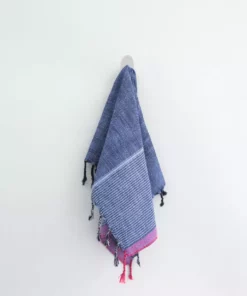 Home & Loft Tribeca Turkish Hand Towel - Indigo Best Sellers