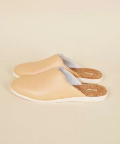 Dooeys Shoes Honey Beige Apple Leather House Mule