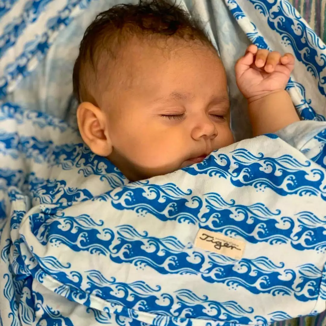 Honey Cake Tiger Patterned Baby Blanket 2 Honey Cake Tiger Patterned Baby Blanket