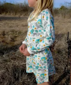 Honey Cake Tiger Kids' Magical Jungle Long Sleeve Dress