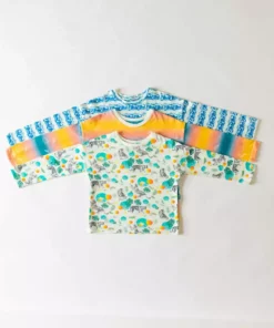 Honey Cake Tiger Kids' + Baby Kids' Hello Fun Wave Unisex Long Sleeve Tee 12 Honey Cake Tiger Kids' + Baby Kids' Hello Fun Wave Unisex Long Sleeve Tee