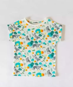 Honey Cake Tiger Kids' + Baby Kids' Magical Jungle Unisex T-Shirt