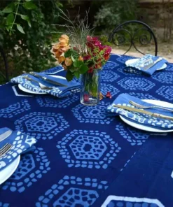 Ichcha Kitchen + Dining Honeycomb Table Runner