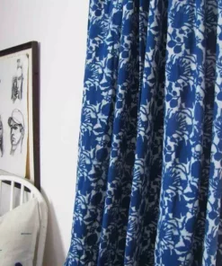 Ichcha Blue Flowers Curtain Panel Best Sellers