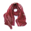 Ichcha Chakra Red Scarf Handcrafted
