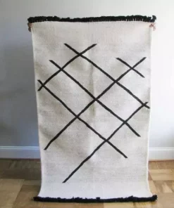 Ichcha Home Goods Cross Hatch Dhurrie Rug